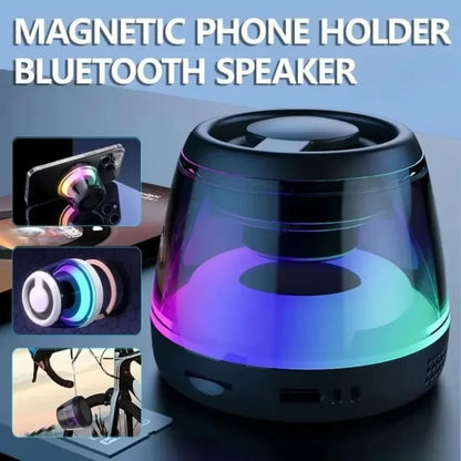 Purilite Select 2024 Mini Pocket Bluetooth Speaker Magnetic RGB Ambient Light TWS Stereo MP3 Player - PuriLite