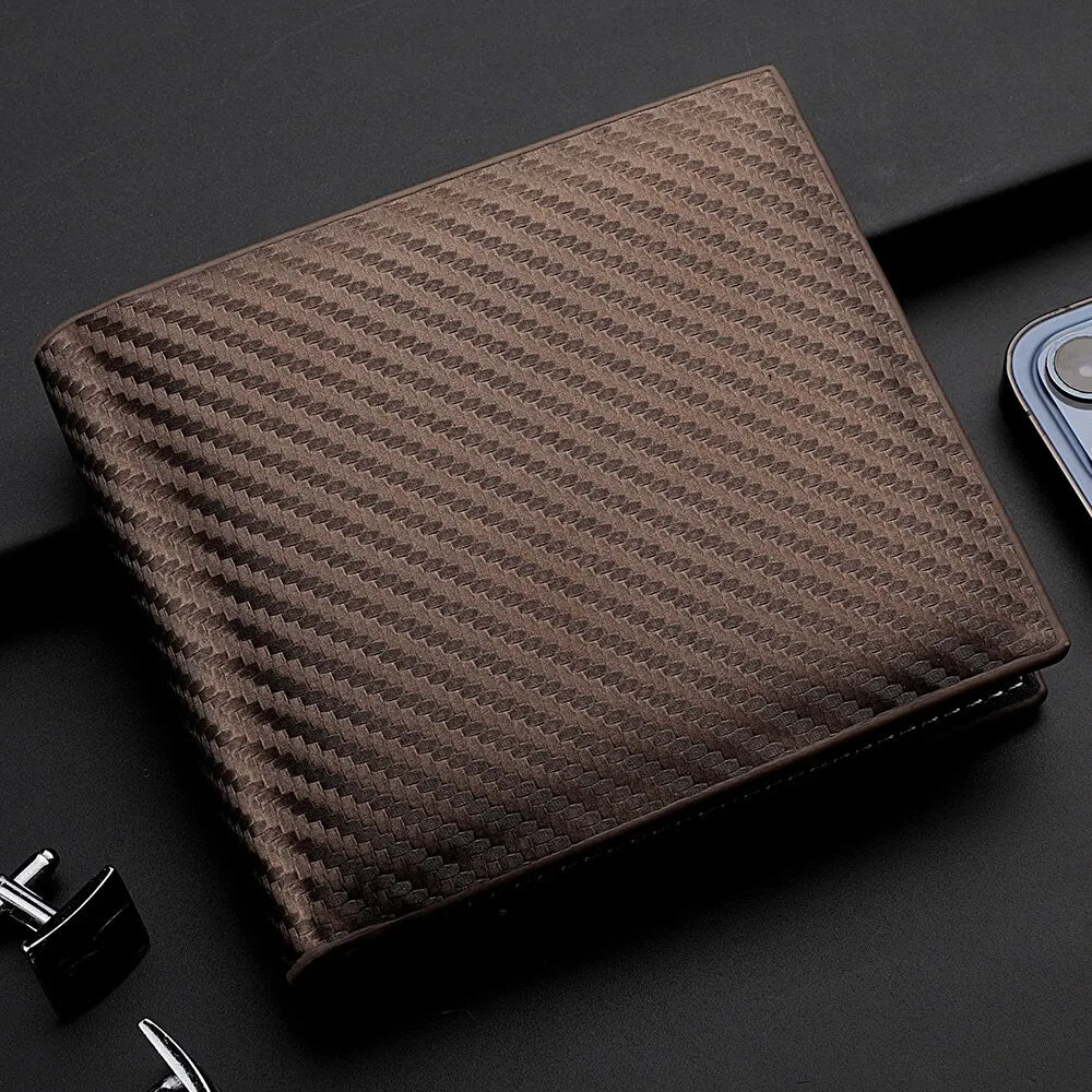 Purilite Select Carbon Fiber Short Wallet for Men - PuriLite