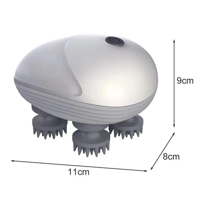 Electric Cat Massager Body Massager Health Care Relax Shoulder Neck Deep Tissue Head Scalp Massage Kneading Vibrating Device - PuriLite