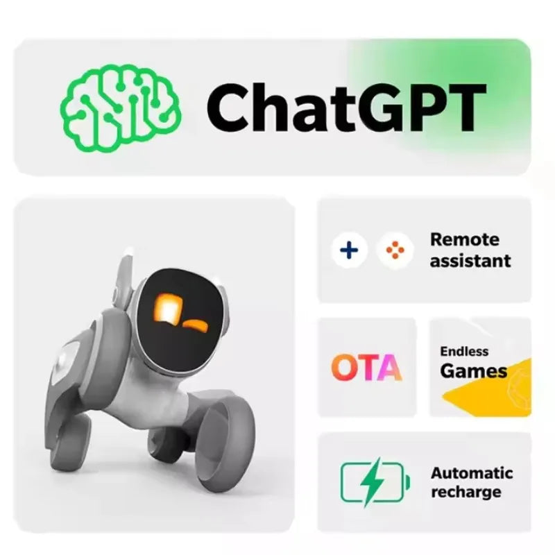 Purilite Select – 2025 Advanced AI Pet Robot Loona | Remote Control, Auto Charging & Programming Capabilities with ChatGPT - PuriLite