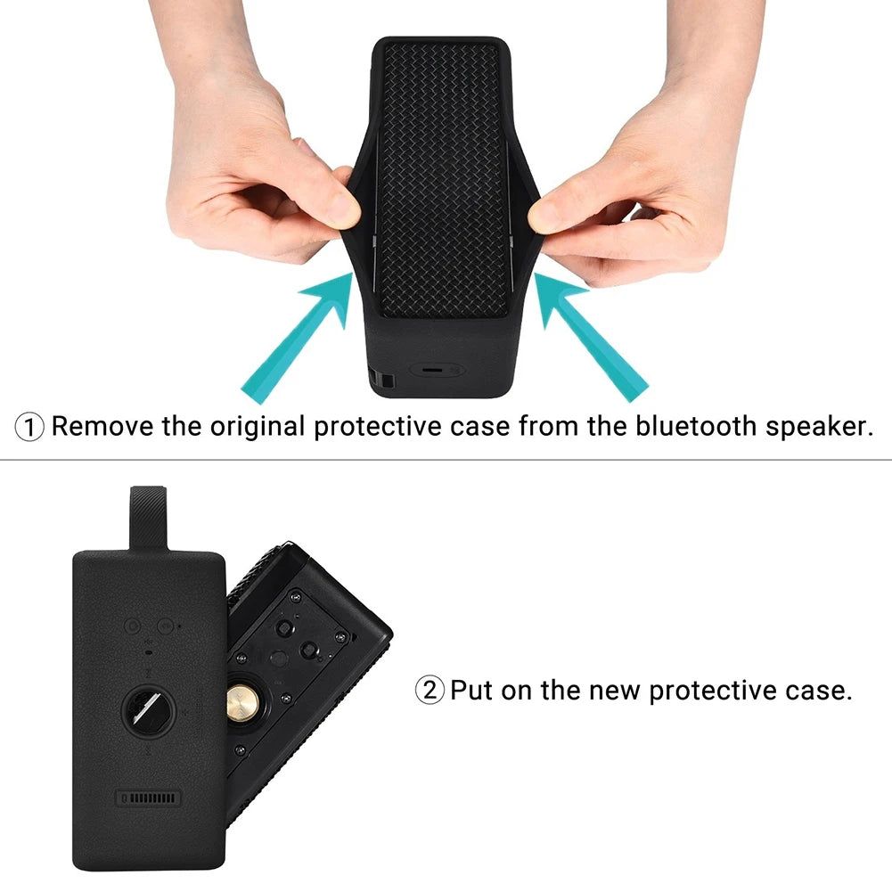 Purilite Select – Silicone Protective Case with Handle for Marshall EMBERTON III Bluetooth Speaker - PuriLite