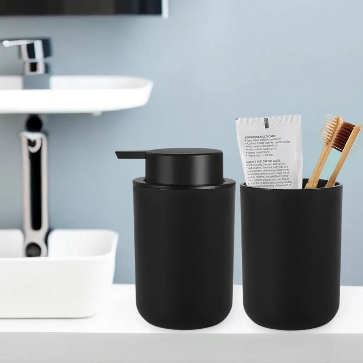 Purilite Select Foam Soap Dispenser with Mouthwash Cup - PuriLite