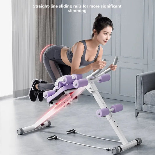 Purilite Select Multifunctional Home Gym Fitness Machine – Abdominal & Waist Trainer with Knee-Friendly Sliding Rail for Core, Leg, and Full-Body Workouts - PuriLite