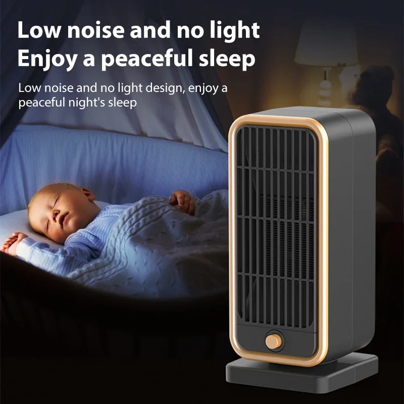 500W Portable Electric Heater PTC Hot Warm Air Blower Quick Heating For Home Room Heating Stoves Constant Temperature Fan Heater - PuriLite