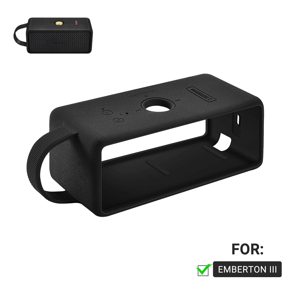 Purilite Select – Silicone Protective Case with Handle for Marshall EMBERTON III Bluetooth Speaker - PuriLite
