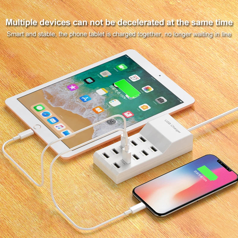 Purilite Select 10-Port USB Charging Station - PuriLite