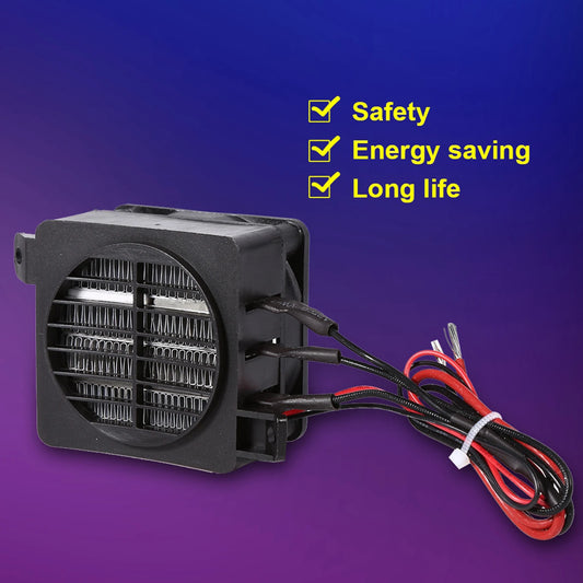 Purilite Select 100W 12V PTC Energy-Saving Air Heater Constant Temperature Heating Element for Cars, DIY Appliances & More - PuriLite