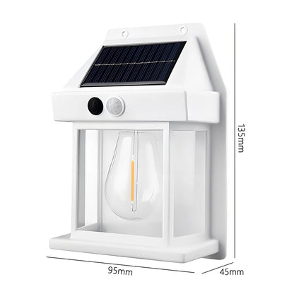 Solar Outdoor Waterproof LED Wall Light Powerful Solar Energy Lamp with Light Sensor for Garden Yard Fence House Decoration - PuriLite