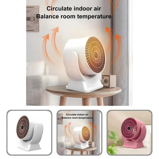 Portable Electric Heater Low Noise Air Heater Fast Heating Mini Desktop Fan Heater Winter Heating Warmer for Home Office Room - PuriLite