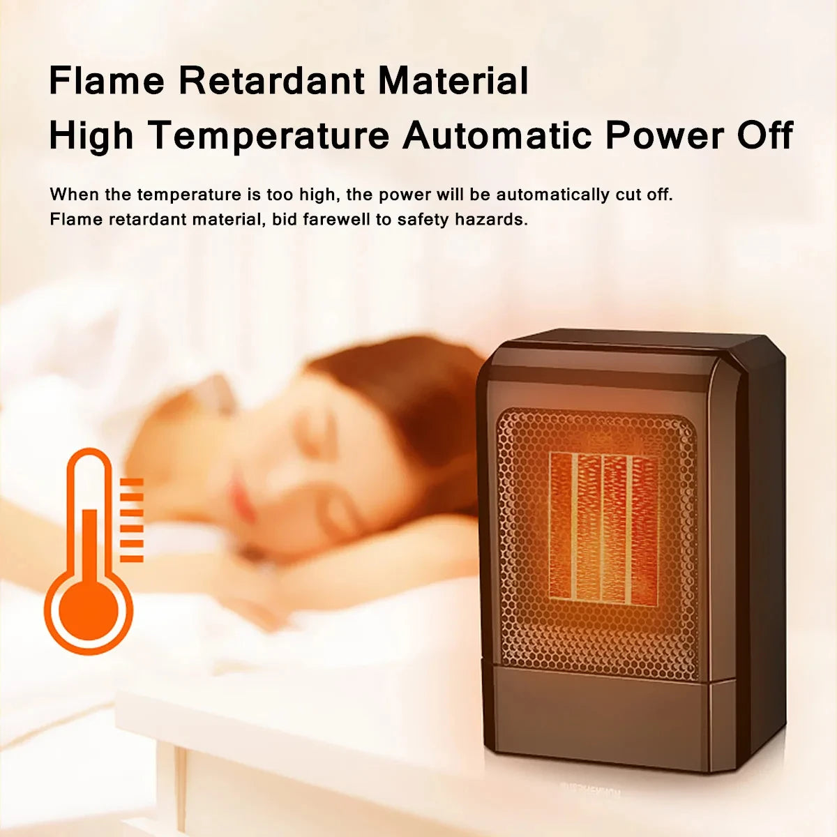 Purilite Select 500W Portable Mini Fan Space Heater – Compact, Quiet, and Efficient Heating for Home & Office Use - PuriLite