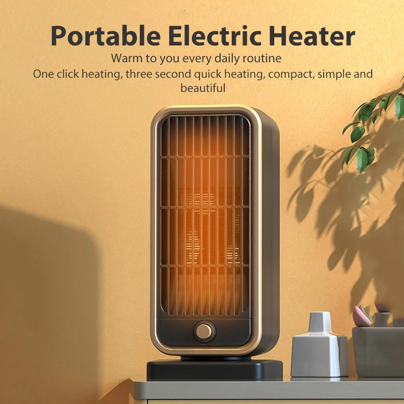 500W Portable Electric Heater PTC Hot Warm Air Blower Quick Heating For Home Room Heating Stoves Constant Temperature Fan Heater - PuriLite