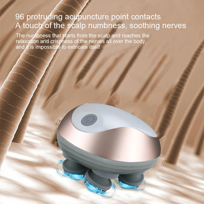 Mini Head Massage Machine Silicone Scalp Magnetic Suction Charging Silicone Shoulder Multifunctional Kneading Vibration Head Spa - PuriLite