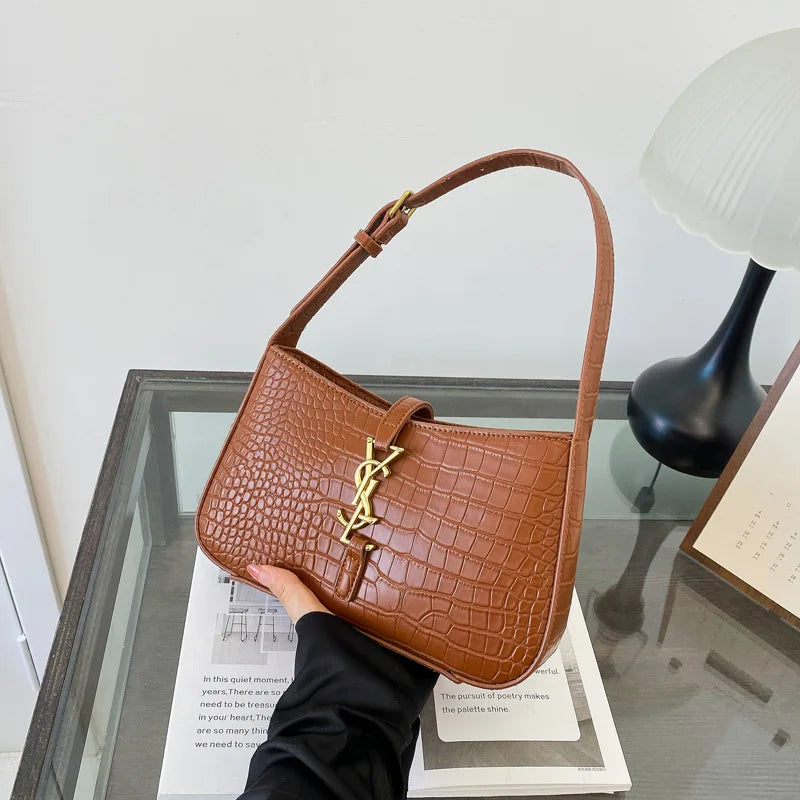 Purilite Select Fashion Stone Pattern PU Handbag - PuriLite