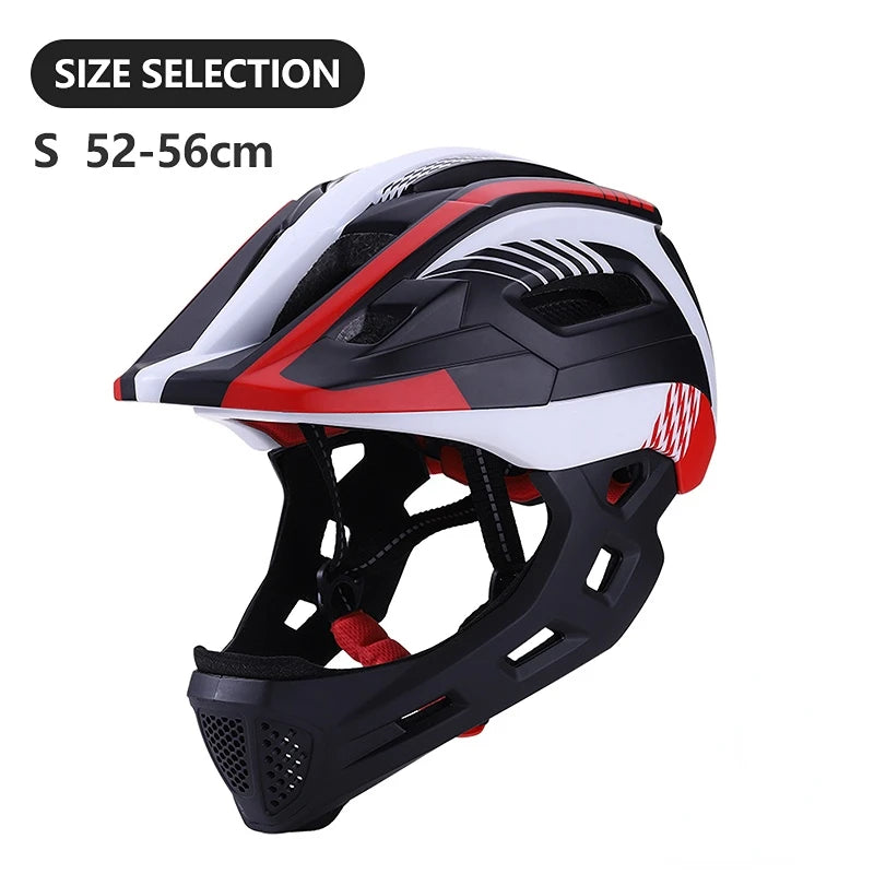 🛡️ Kids Full-Face Detachable Safety Helmet with Rear Light - PuriLite