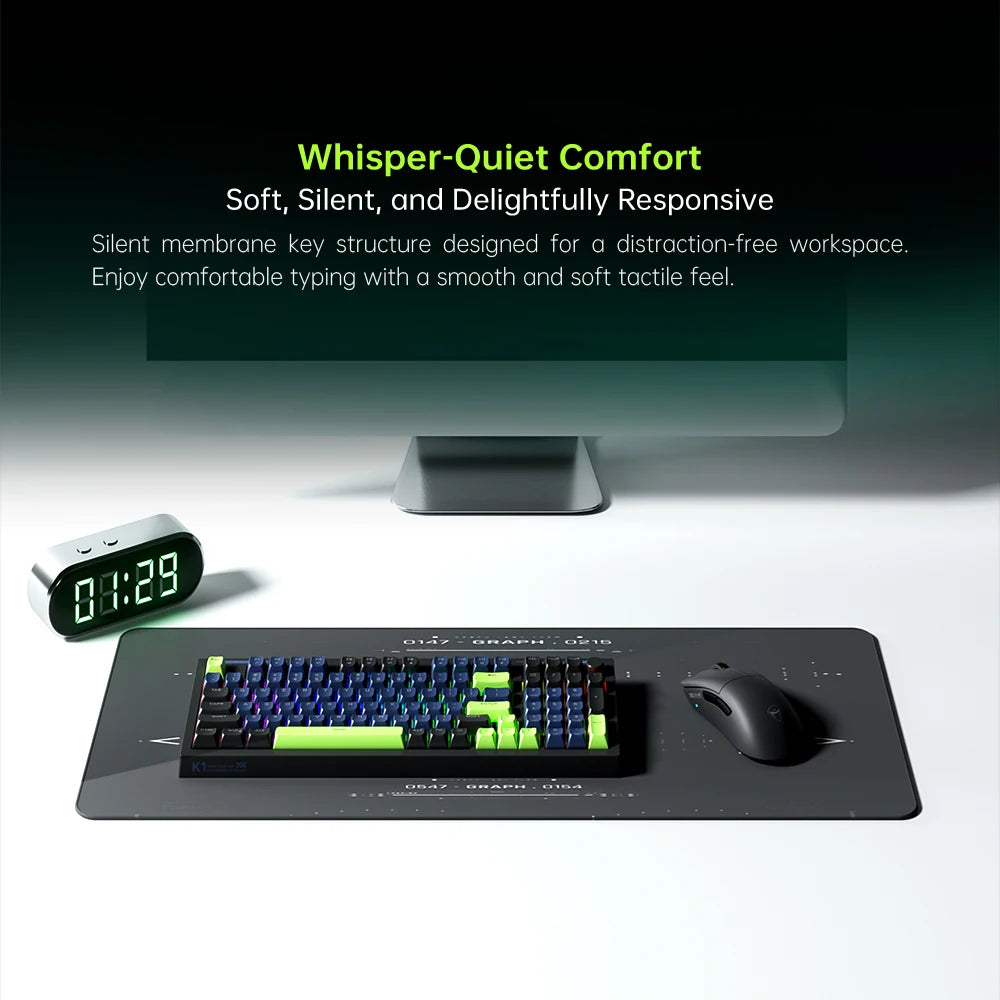 Purilite Select 98-Key Silent Membrane Keyboard - PuriLite