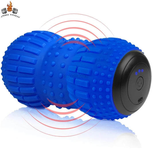 Yoga Fascia Ball Electric Peanut Ball USB Rechargeable Massage Ball Leg Muscle Relaxer Shoulder Neck Waist Massage Muscle Relax - PuriLite