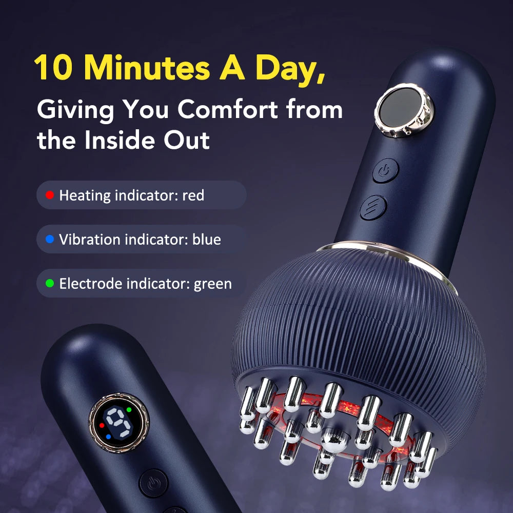 Purilite Select Wireless Gua Sha Massager – Body Shaping, Red Light Therapy & Lymphatic Drainage Brush - PuriLite