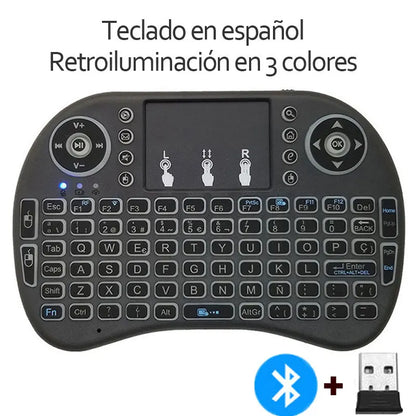 Purilite Select i8 Mini Wireless Keyboard with Backlight & Touchpad - PuriLite