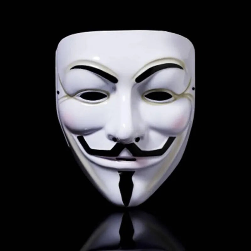 Purilite Select Hackers Multi-Color V Mask – Cosplay & Masquerade Face Mask - PuriLite