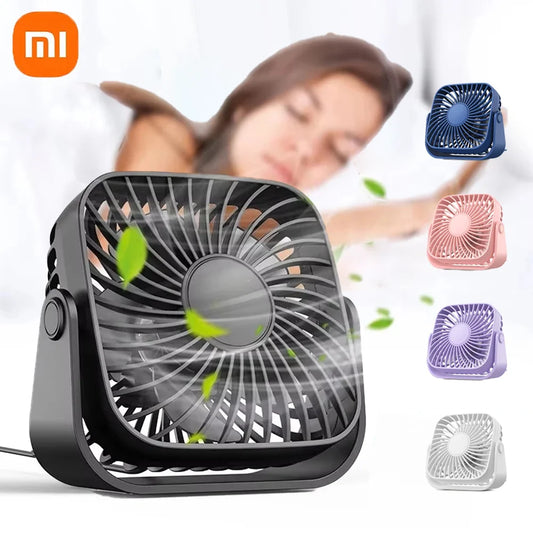 Purilite Select – USB Mini Desk Fan with 360° Rotation &amp; 3-Speed Cooling - PuriLite