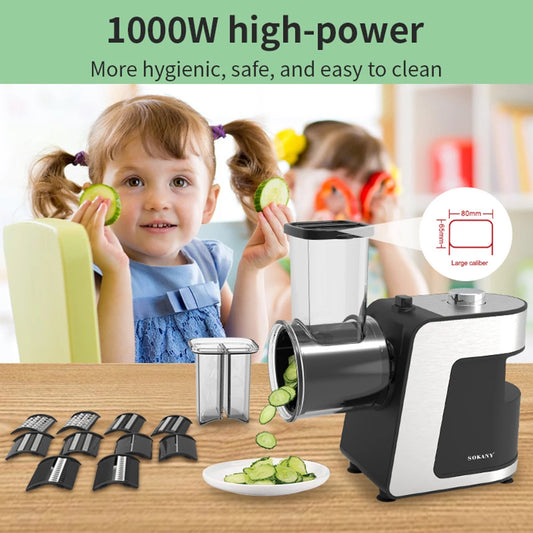 Purilite Select – 5-in-1 Electric Vegetable Cutter & Food Processor - PuriLite