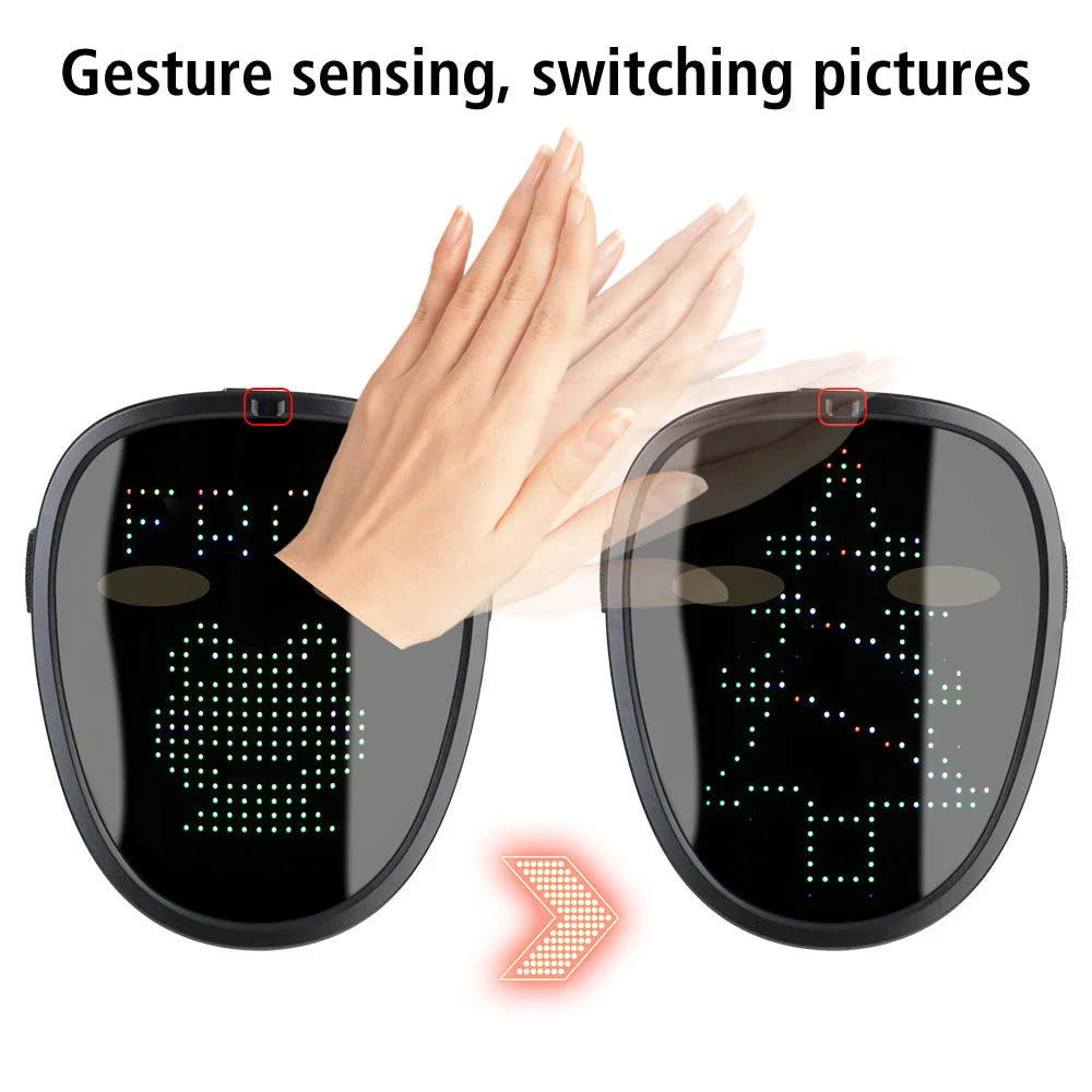 Purilite Select LED Bluetooth Gesture Light-Up Visor Mask - PuriLite