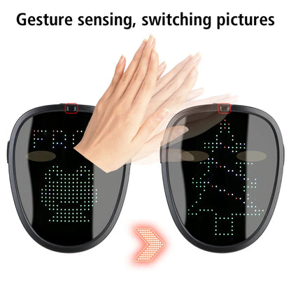 Purilite Select LED Bluetooth Gesture Light-Up Visor Mask - PuriLite