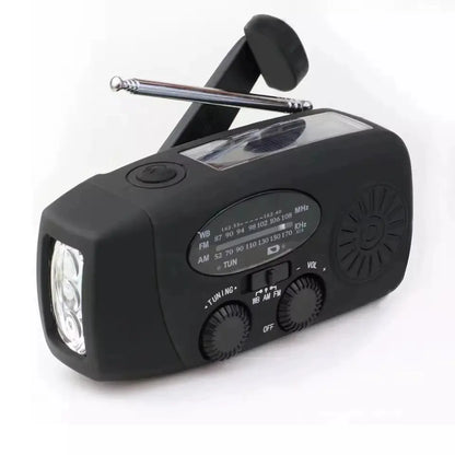 Purilite Select Portable Multifunctional Hand Crank Dynamo Solar Powered Weather Radio - PuriLite