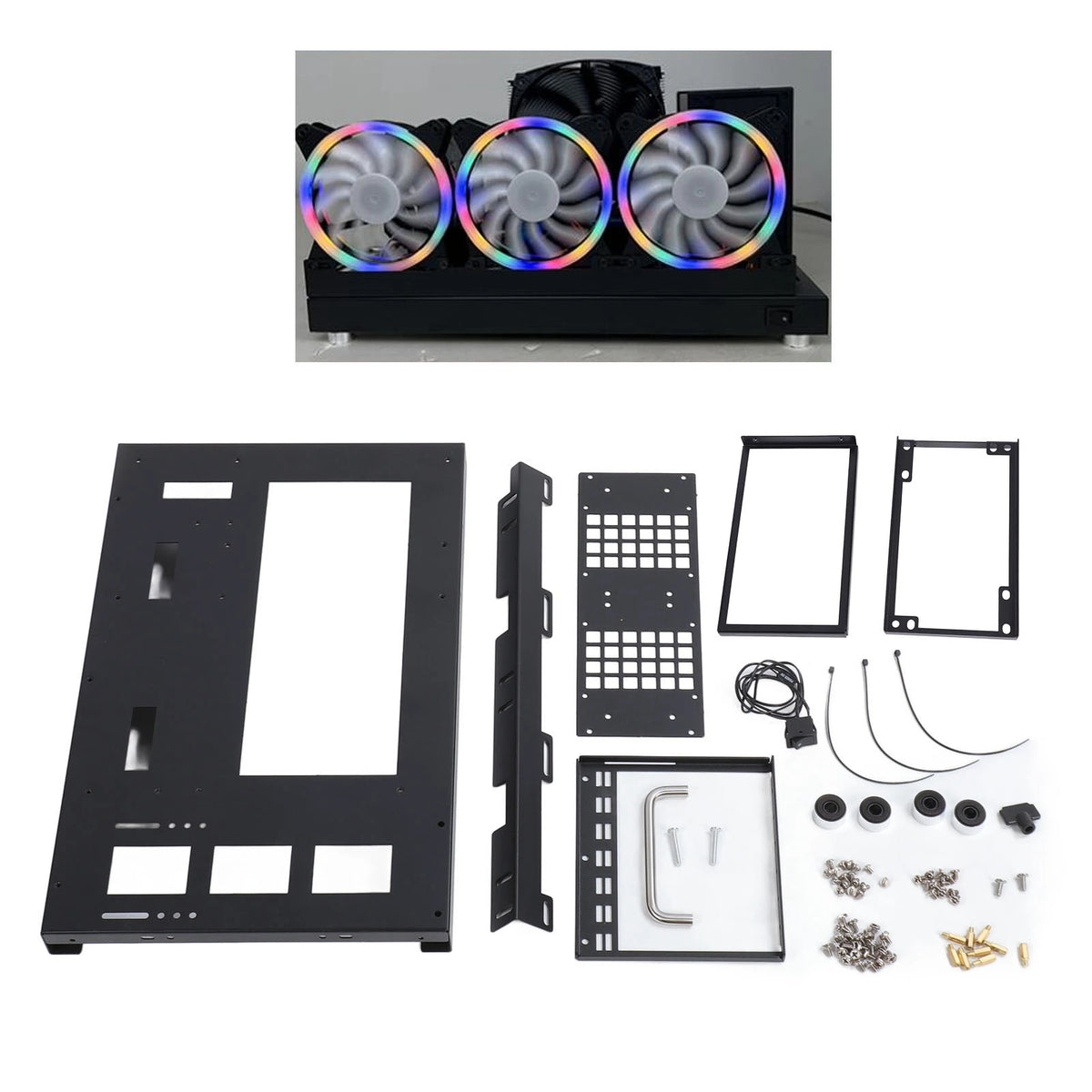 Purilite Select DIY Open Computer Case Bracket (ATX/M-ATX/ITX Compatible) - PuriLite