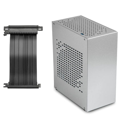 Purilite Select A07 Ultra-Compact Aluminum Mini ITX PC Case with PCIe 3.0 Riser - PuriLite