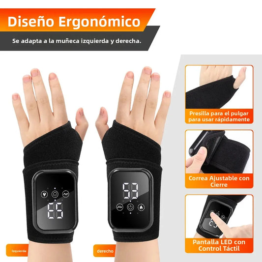 Purilite Select Electric Wrist Brace – Heated & Vibration Therapy with Adjustable Support for Pain Relief - PuriLite