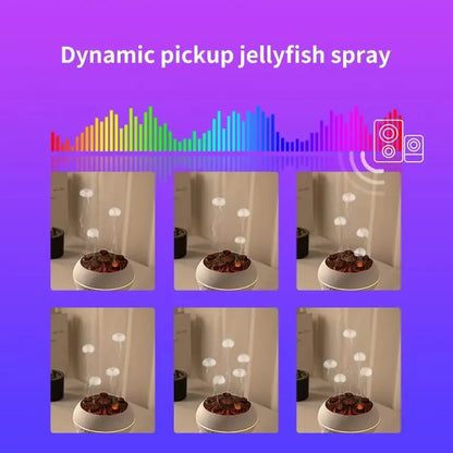 Purilite Select | Dynamic Jellyfish Air Humidifier | 250ml Essential Oil Diffuser | Remote Control Humidifier | Bedroom Tabletop Use - PuriLite