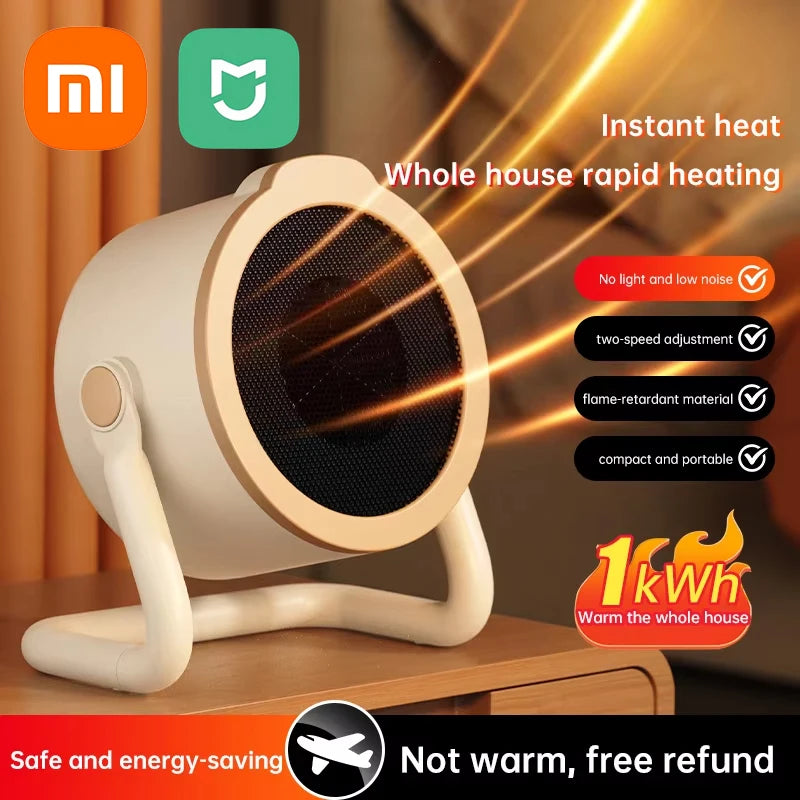 Purilite Select 1000W Smart Desktop Ceramic Heater – Compact, Powerful & Energy Efficient - PuriLite