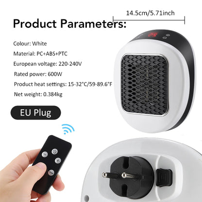 Purilite Select Wall Outlet Space Heater - PuriLite