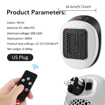Purilite Select Wall Outlet Space Heater - PuriLite