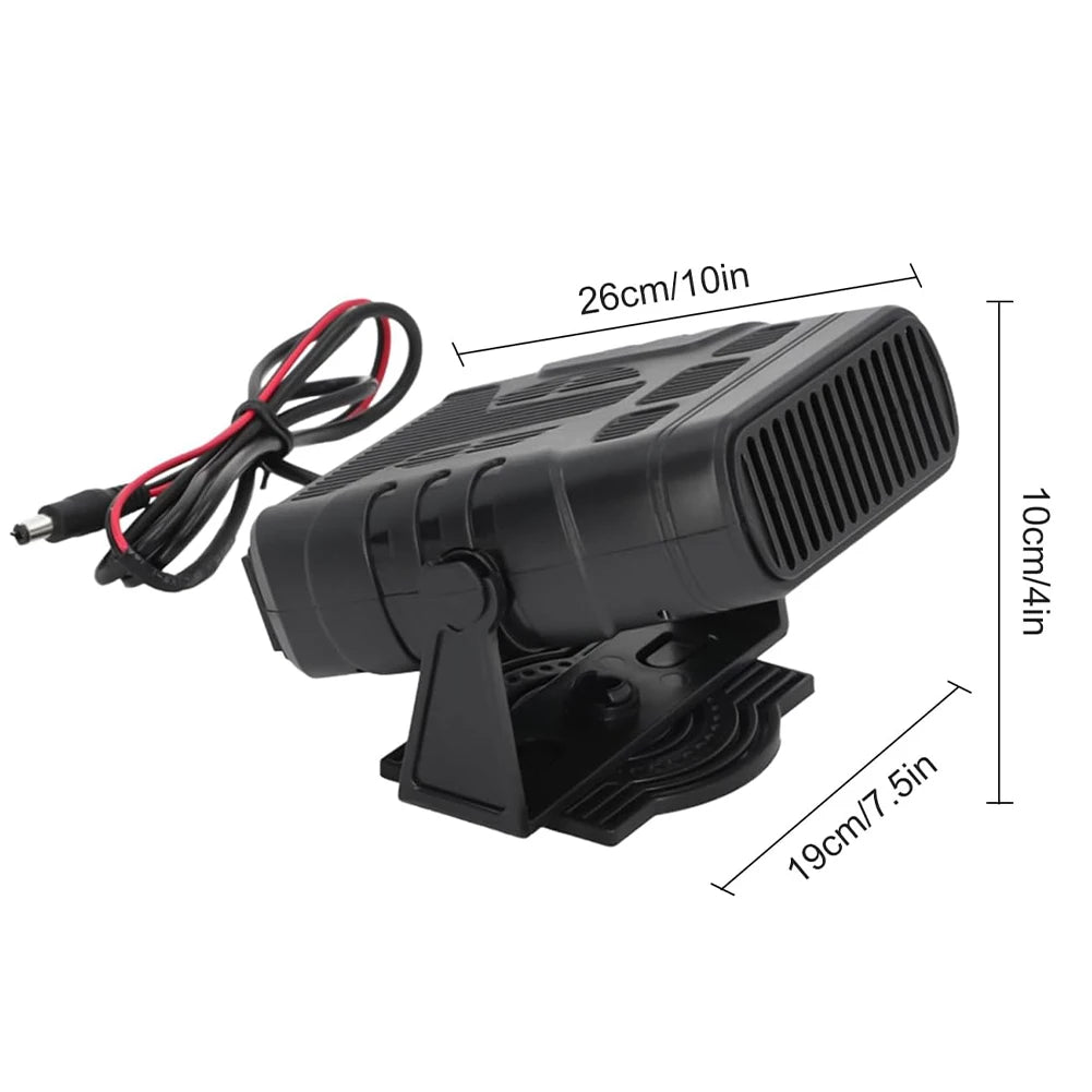 Purilite Select 30W DC 12V Solar-Powered Windshield Defogger & Car Heater – Portable Winter Defroster with Battery Storage Option - PuriLite
