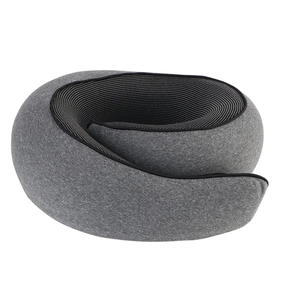 Portable U-shaped Pillow Memory Foam Snail Pillow Soft Noon Break Sleep Pillows Travel Neck Support Travel Neck Pillow - PuriLite