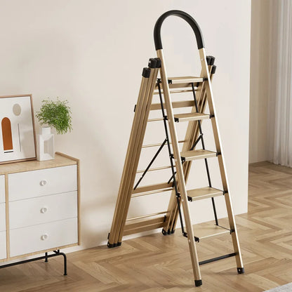 Purilite Select Folding Aluminum Ladder Drying Rack – Dual-Purpose Step Ladder & Clothes Airer – Heavy-Duty 150kg Load Laundry Ladder - PuriLite