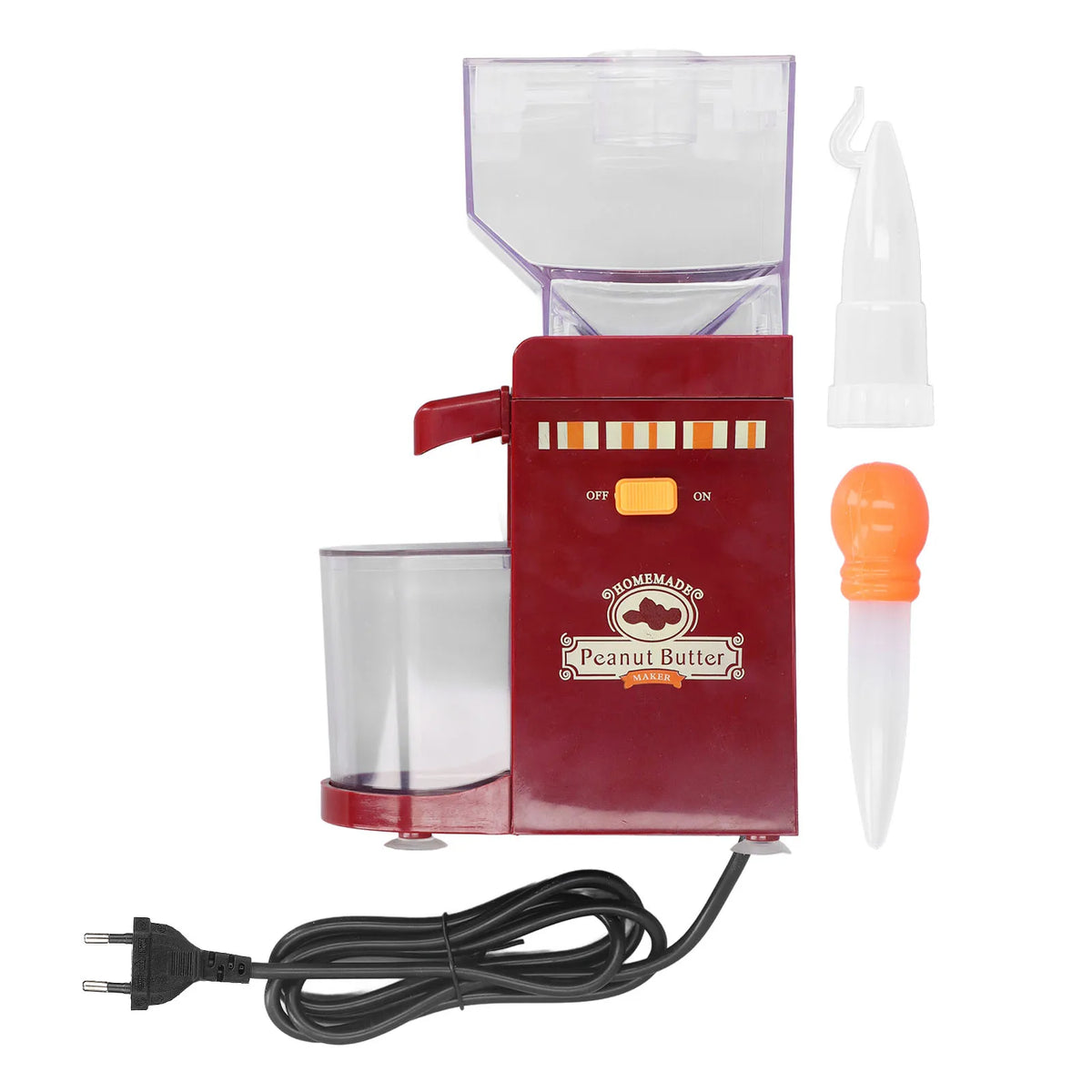 Machine Anti Slip Base Funnel Shaped Bin Safe and Healthy Sesame Sauce Mill Detachable Grinding Disk for Almonds - PuriLite