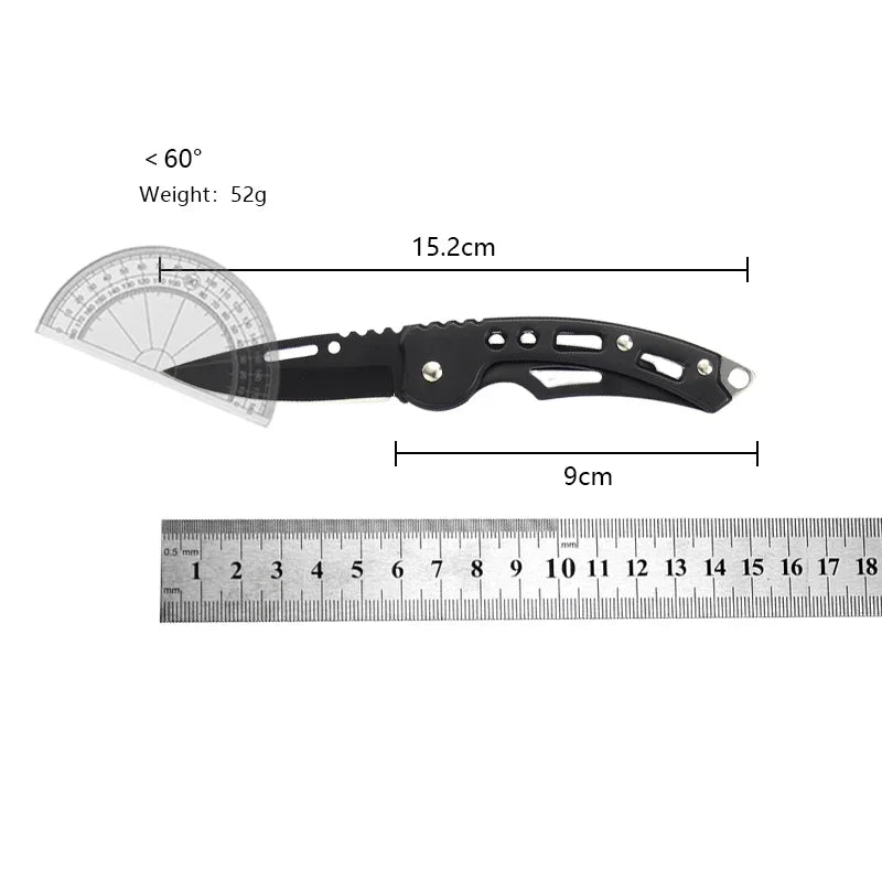 Purilite Select Stainless Steel Keychain Folding Knife - PuriLite