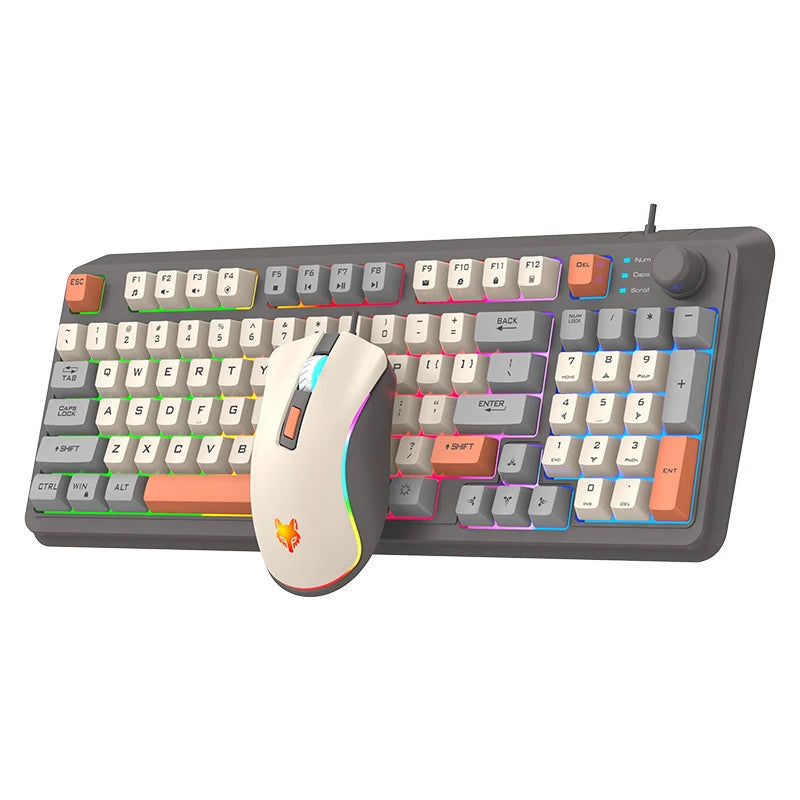 Purilite Select K820 USB Wired Keyboard & Mouse Combo - PuriLite