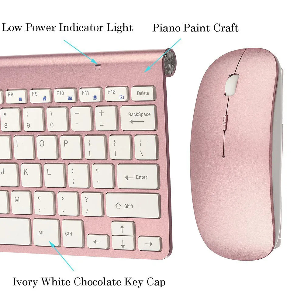 Purilite Select 2.4GHz Ultra-Thin Wireless Keyboard & Mouse Combo - PuriLite