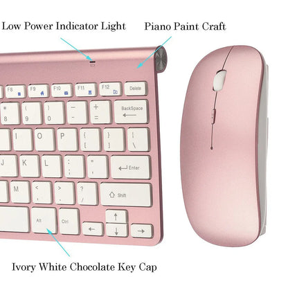 Purilite Select 2.4GHz Ultra-Thin Wireless Keyboard & Mouse Combo - PuriLite