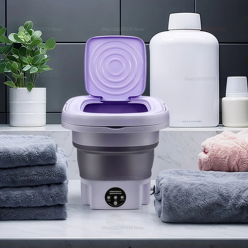 Purilite Select 8L Portable Foldable Mini Washing Machine with Spin Dryer - PuriLite