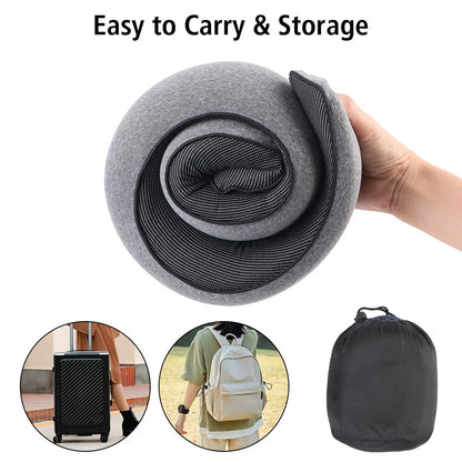 Portable U-shaped Pillow Memory Foam Snail Pillow Soft Noon Break Sleep Pillows Travel Neck Support Travel Neck Pillow - PuriLite