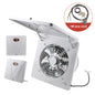 Purilite Select 10 Inch Wall Mounted Exhaust Fan 220V Powerful Kitchen Ventilation Fan with Variable Speed Air Extractor for Smoke and Fumes - PuriLite