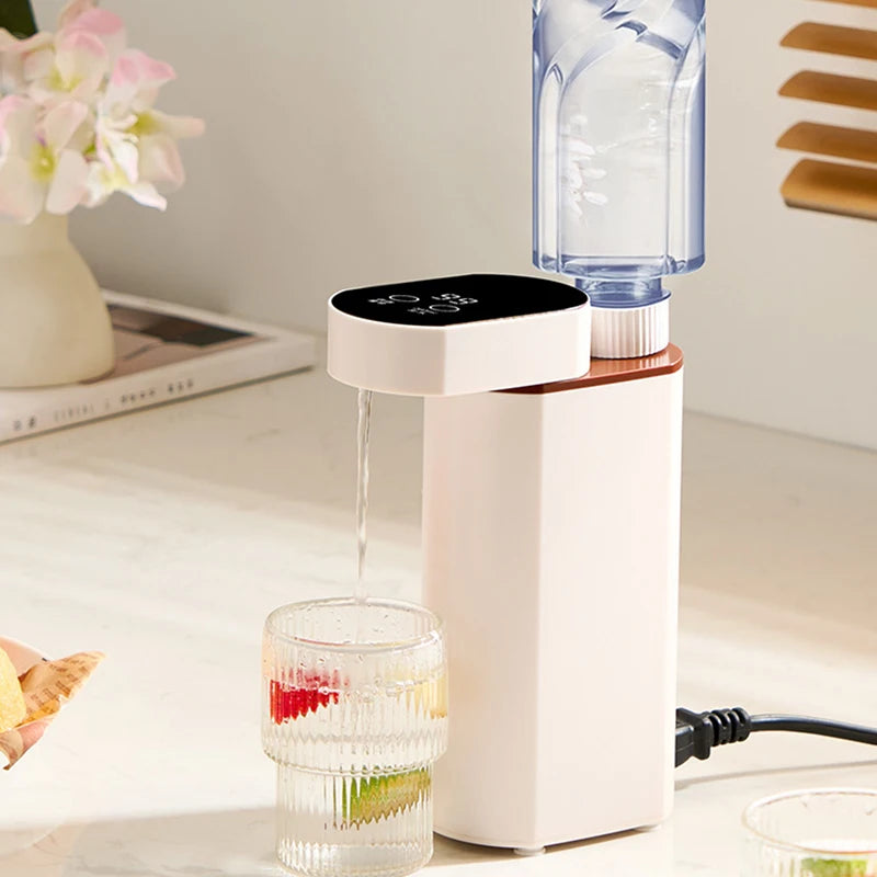 Purilite Select Compact Instant Hot Water Machine | 3-Second Mini Milk Frother & Tea Maker | Portable Travel Home Office | Creamy White Electric Kettle | Rapid Heating 2000W - PuriLite