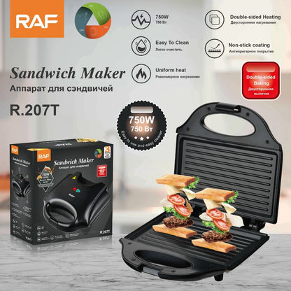 Electric Sandwich Waffle Maker Cooking Kitchen Appliances Multifunction Breakfast Waffles Machine Non-stick Iron Pan - PuriLite