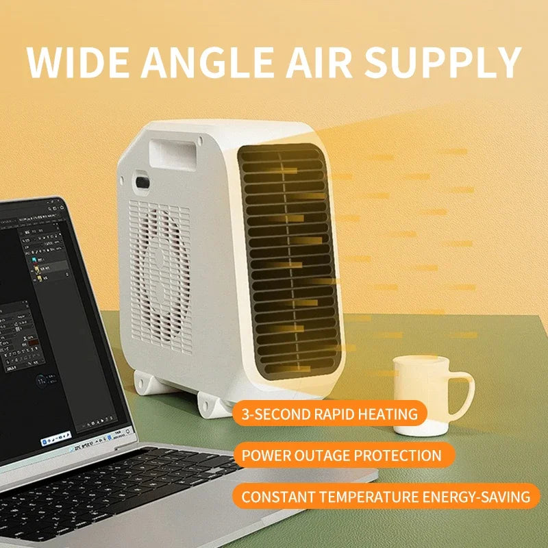 Purilite Select Mini Electric Fan Heater – 1800W Portable Heater for Home &amp; Office Use - PuriLite