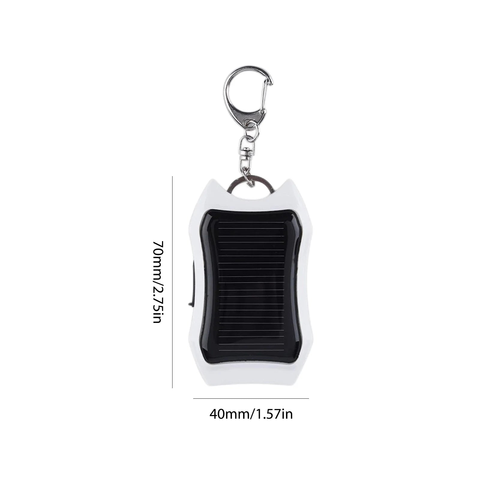 Keychain Cell Phone Backup Power Bank Universal Solar 950mAH Pocket Chargers with 3 LED Light Charging Equipment for Most Device - PuriLite